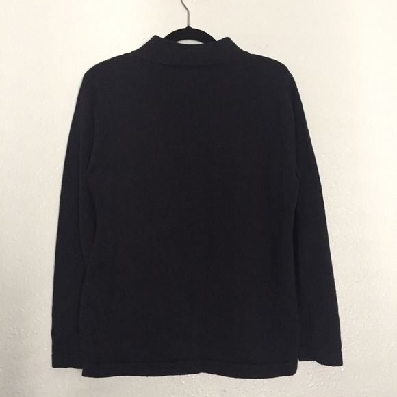 Nouveaux Christmas Sweater L Black EUC - Picture 7 of 7